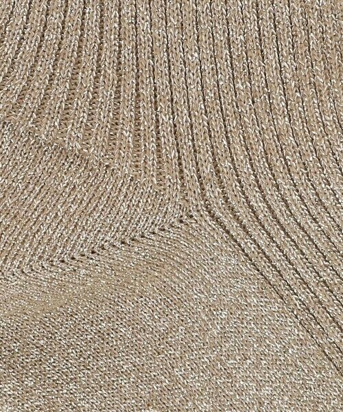 green label relaxing / グリーンレーベル リラクシング ソックス | ラメ リブソックス / 靴下 | 詳細1