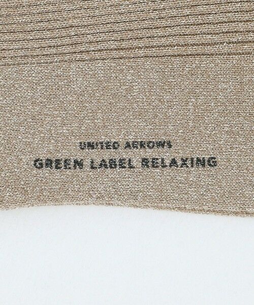 green label relaxing / グリーンレーベル リラクシング ソックス | ラメ リブソックス / 靴下 | 詳細2