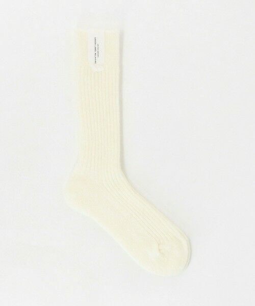 green label relaxing/グリーンレーベル リラクシング シャギー リブソックス / 靴下 OFF WHITE FREE green label relaxing/グリーンレーベル リラクシング シャギー リブソックス / 靴下 OFF WHITE FREE