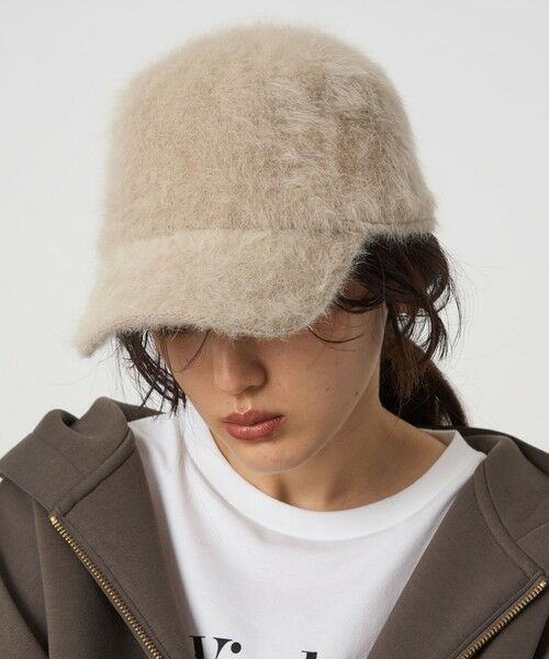 green label relaxing/グリーンレーベル リラクシング ヘアリー キャップ / 帽子 BEIGE FREE green label relaxing/グリーンレーベル リラクシング ヘアリー キャップ / 帽子 BEIGE FREE