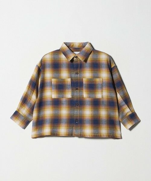 green label relaxing / グリーンレーベル リラクシング シャツ・ブラウス | オンブレチェック シャツ / キッズ 100cm-160cm | 詳細7