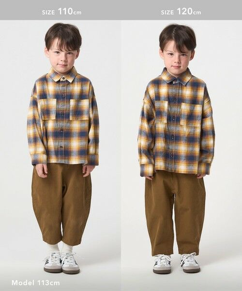 green label relaxing / グリーンレーベル リラクシング シャツ・ブラウス | オンブレチェック シャツ / キッズ 100cm-160cm | 詳細4