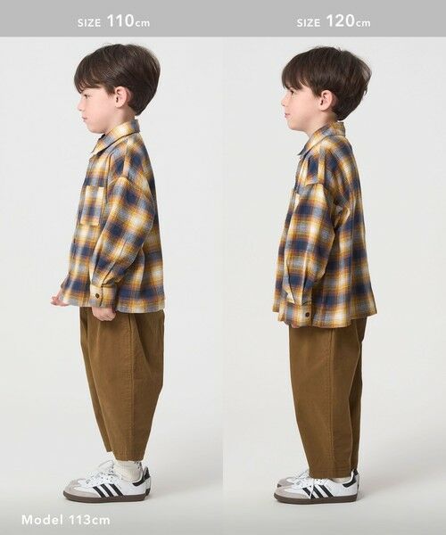 green label relaxing / グリーンレーベル リラクシング シャツ・ブラウス | オンブレチェック シャツ / キッズ 100cm-160cm | 詳細5