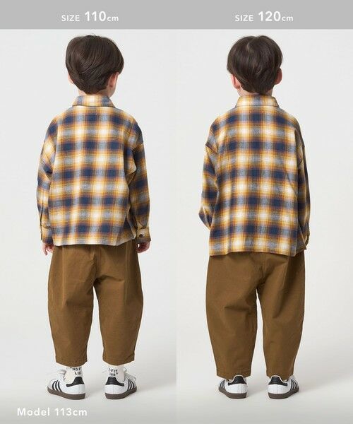 green label relaxing / グリーンレーベル リラクシング シャツ・ブラウス | オンブレチェック シャツ / キッズ 100cm-160cm | 詳細6