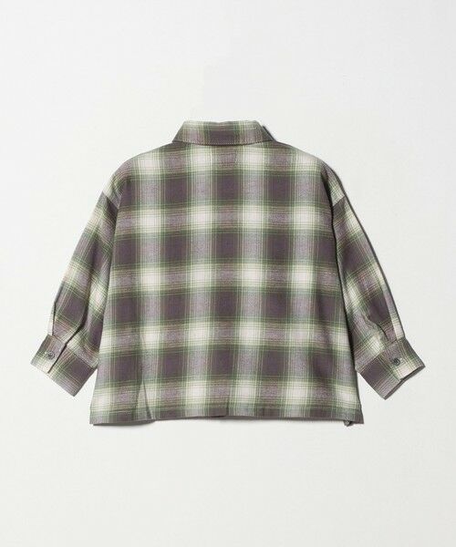 green label relaxing / グリーンレーベル リラクシング シャツ・ブラウス | オンブレチェック シャツ / キッズ 100cm-160cm | 詳細18
