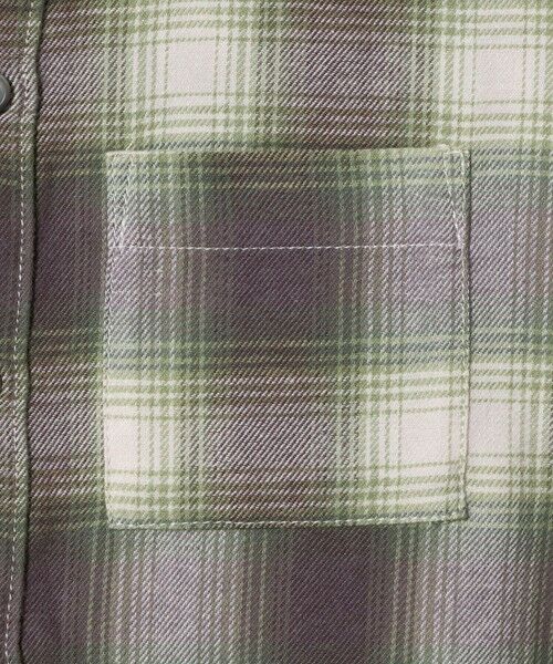 green label relaxing / グリーンレーベル リラクシング シャツ・ブラウス | オンブレチェック シャツ / キッズ 100cm-160cm | 詳細22