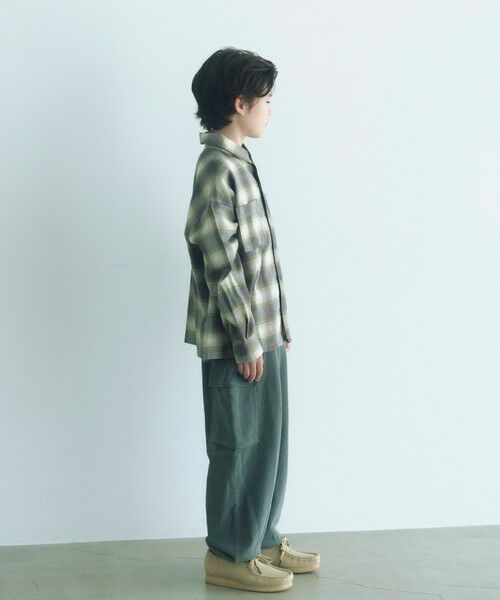 green label relaxing / グリーンレーベル リラクシング シャツ・ブラウス | オンブレチェック シャツ / キッズ 100cm-160cm | 詳細11
