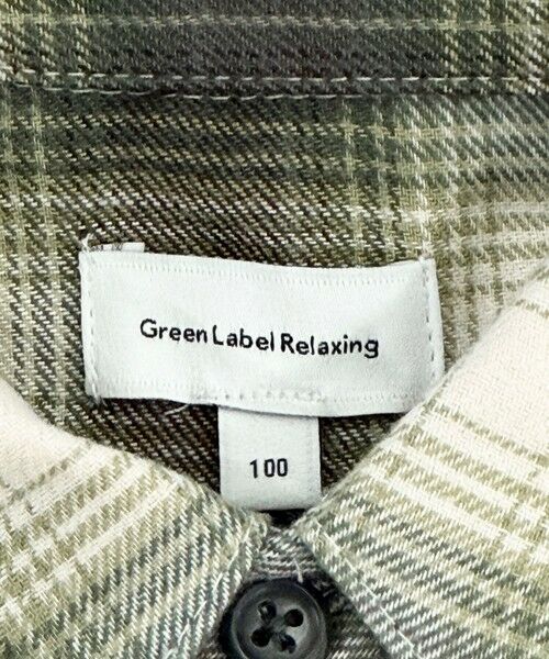 green label relaxing / グリーンレーベル リラクシング シャツ・ブラウス | オンブレチェック シャツ / キッズ 100cm-160cm | 詳細24