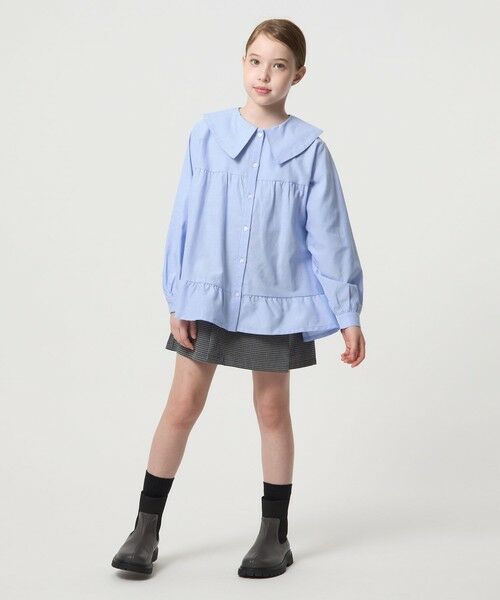 green label relaxing / グリーンレーベル リラクシング シャツ・ブラウス | チュニック ブラウス / キッズ 120cm-160cm | 詳細8