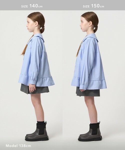 green label relaxing / グリーンレーベル リラクシング シャツ・ブラウス | チュニック ブラウス / キッズ 120cm-160cm | 詳細10