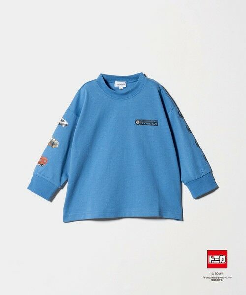 green label relaxing/グリーンレーベル リラクシング <TOMICA>ロングスリーブ Tシャツ / キッズ 100cm-120cm COBALT 110cm green label relaxing/グリーンレーベル リラクシング <TOMICA>ロングスリーブ Tシャツ / キッズ 100cm-120cm COBALT 110cm