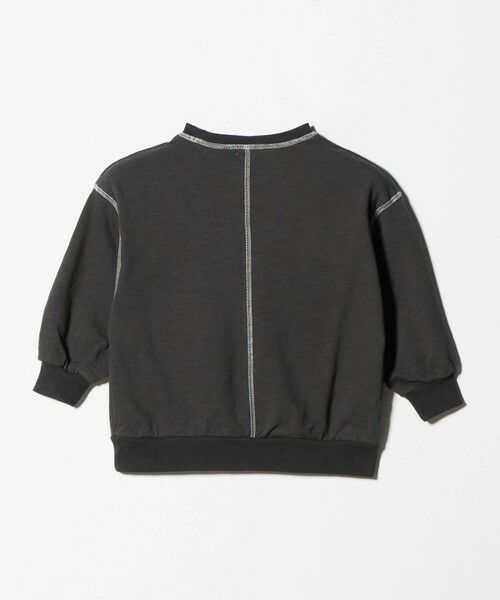 green label relaxing / グリーンレーベル リラクシング カットソー | 裏毛 配色ステッチ プルオーバー / キッズ  100cm-160cm | 詳細5