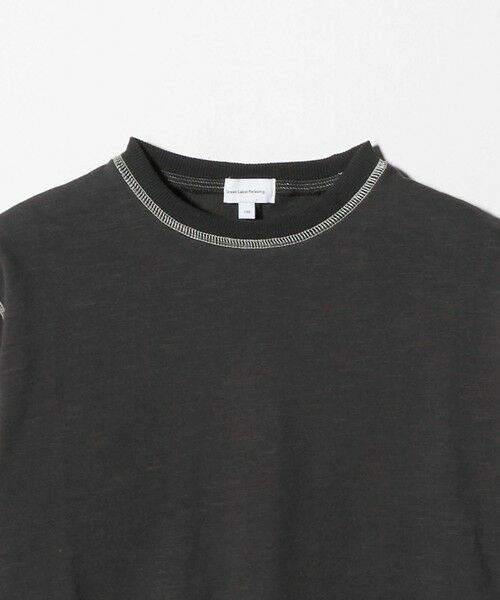green label relaxing / グリーンレーベル リラクシング カットソー | 裏毛 配色ステッチ プルオーバー / キッズ  100cm-160cm | 詳細6