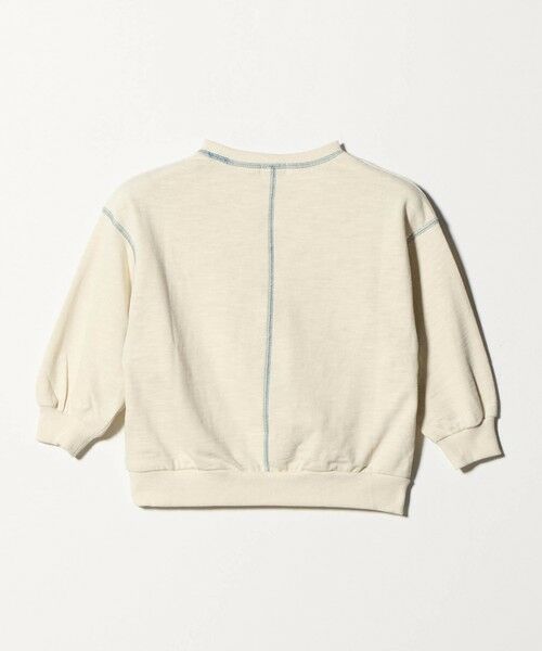 green label relaxing / グリーンレーベル リラクシング カットソー | 裏毛 配色ステッチ プルオーバー / キッズ  100cm-160cm | 詳細16