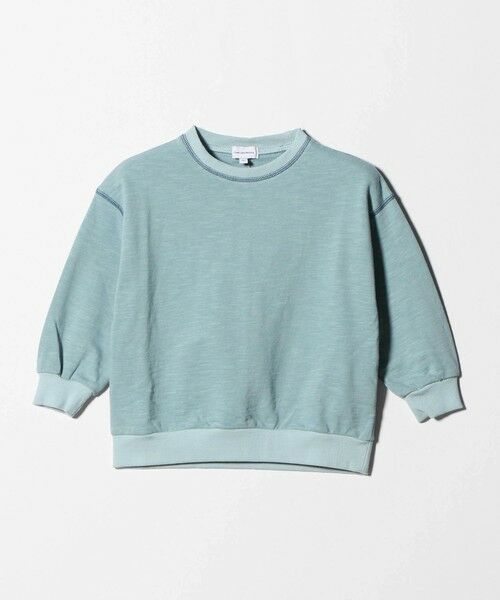 green label relaxing / グリーンレーベル リラクシング カットソー | 裏毛 配色ステッチ プルオーバー / キッズ  100cm-160cm | 詳細25