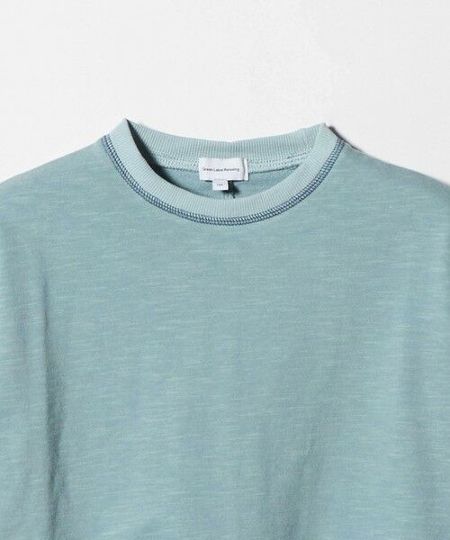 green label relaxing / グリーンレーベル リラクシング カットソー | 裏毛 配色ステッチ プルオーバー / キッズ  100cm-160cm | 詳細27