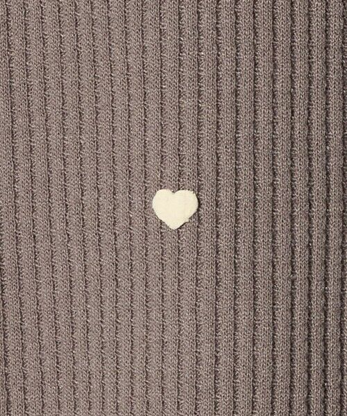green label relaxing / グリーンレーベル リラクシング カットソー | ハート総柄 ワッフル ロングスリーブTシャツ / キッズ  100cmー160cm | 詳細14