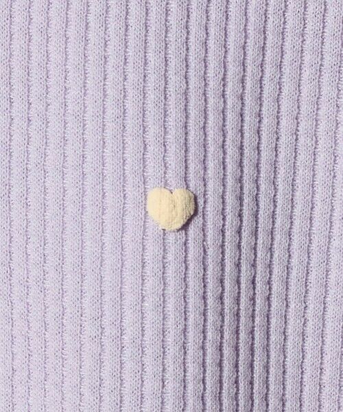 green label relaxing / グリーンレーベル リラクシング カットソー | ハート総柄 ワッフル ロングスリーブTシャツ / キッズ  100cmー160cm | 詳細23