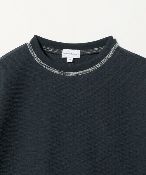 green label relaxing / グリーンレーベル リラクシング カットソー | ハニカム 配色 プルオーバー / キッズ  100cm-160cm | 詳細12