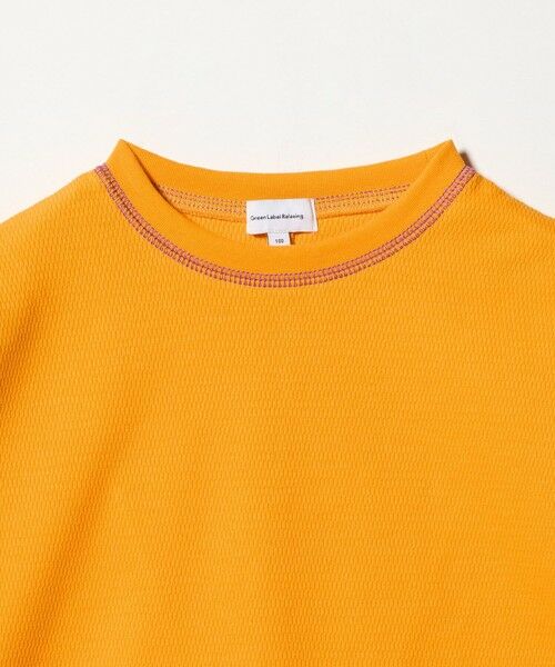 green label relaxing / グリーンレーベル リラクシング カットソー | ハニカム 配色 プルオーバー / キッズ  100cm-160cm | 詳細18