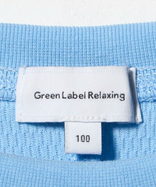 green label relaxing / グリーンレーベル リラクシング カットソー | ハニカム 配色 プルオーバー / キッズ  100cm-160cm | 詳細29