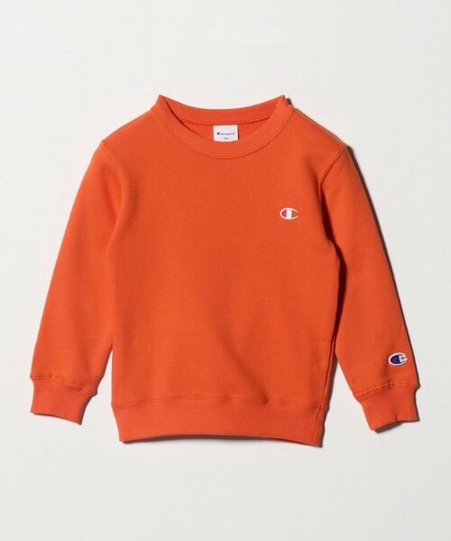 green label relaxing/グリーンレーベル リラクシング <Champion>クルーネック スウェットシャツ / トレーナー / キッズ 110cm-130cm ORANGE 110cm