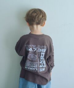 green label relaxing / グリーンレーベル リラクシング カットソー | 【別注】＜RUSSELL ATHLETIC＞プリント ロングスリーブ / キッズ  110cm-130cm