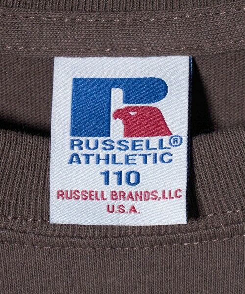 green label relaxing / グリーンレーベル リラクシング カットソー | 【別注】＜RUSSELL ATHLETIC＞プリント ロングスリーブ / キッズ  110cm-130cm | 詳細25