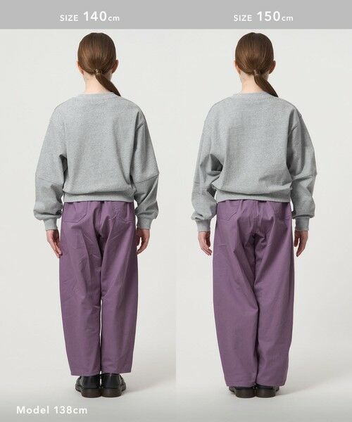 green label relaxing / グリーンレーベル リラクシング カットソー | 【別注】＜LOGAN knitting mills＞スウェットライク プルオーバー / キッズ  120cm-160cm | 詳細7