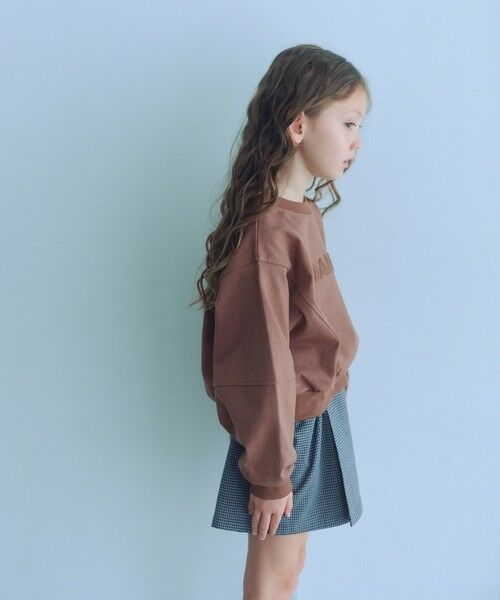 green label relaxing / グリーンレーベル リラクシング カットソー | 【別注】＜LOGAN knitting mills＞スウェットライク プルオーバー / キッズ  120cm-160cm | 詳細12