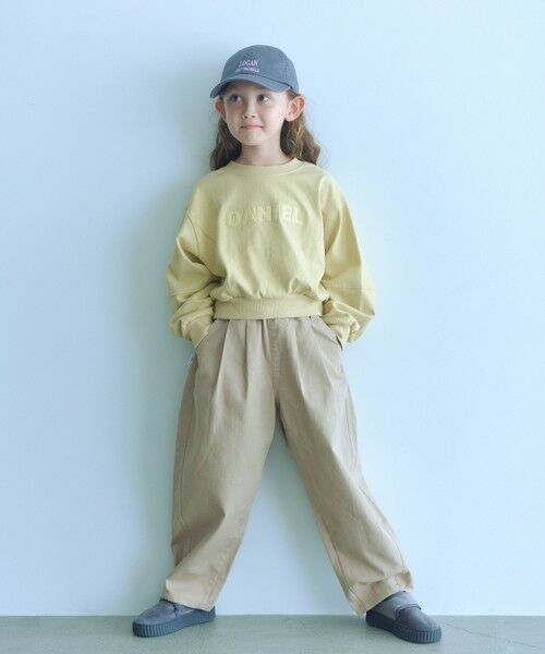 green label relaxing / グリーンレーベル リラクシング カットソー | 【別注】＜LOGAN knitting mills＞スウェットライク プルオーバー / キッズ  120cm-160cm | 詳細19