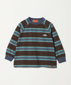 green label relaxing / グリーンレーベル リラクシング カットソー | 【別注】＜UNIVERSAL OVERALL＞ボーダー プルオーバー / キッズ  100cm-130cm