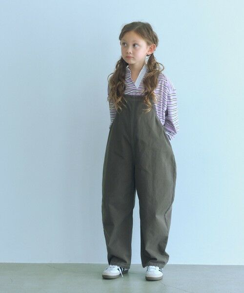 green label relaxing / グリーンレーベル リラクシング カットソー | ラガーシャツ（ボーダー） / キッズ  120cm-160cm | 詳細2