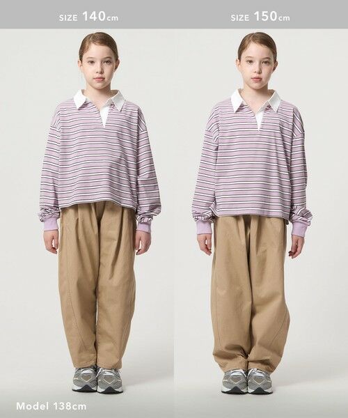green label relaxing / グリーンレーベル リラクシング カットソー | ラガーシャツ（ボーダー） / キッズ  120cm-160cm | 詳細6