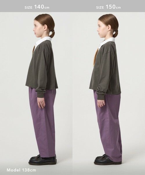 green label relaxing / グリーンレーベル リラクシング カットソー | ラガーシャツ（無地） / キッズ  120cm-160cm | 詳細5