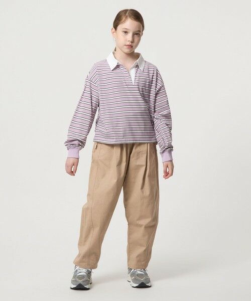 green label relaxing / グリーンレーベル リラクシング その他パンツ | チノ イージーパンツ / キッズ  120cm-160cm | 詳細2