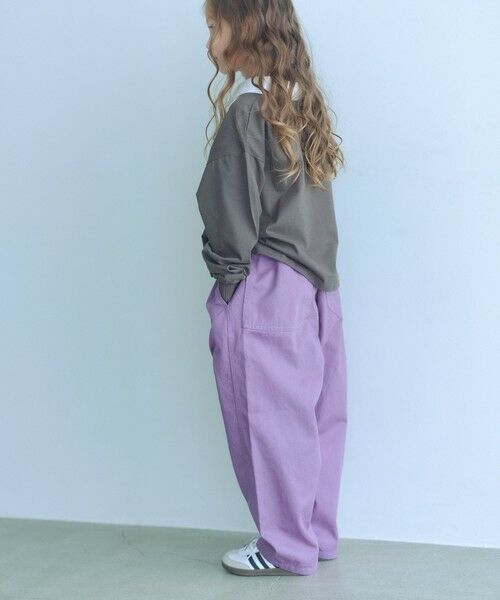 green label relaxing / グリーンレーベル リラクシング その他パンツ | チノ イージーパンツ / キッズ  120cm-160cm | 詳細8