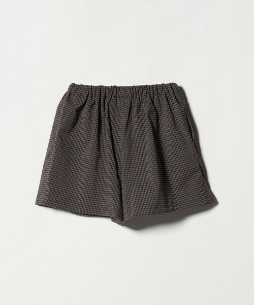 green label relaxing / グリーンレーベル リラクシング ショート・ハーフ・半端丈パンツ | チェック スカパン（ダークブラウン） / キッズ  120cm-160cm | 詳細8