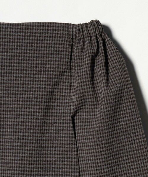 green label relaxing / グリーンレーベル リラクシング ショート・ハーフ・半端丈パンツ | チェック スカパン（ダークブラウン） / キッズ  120cm-160cm | 詳細9