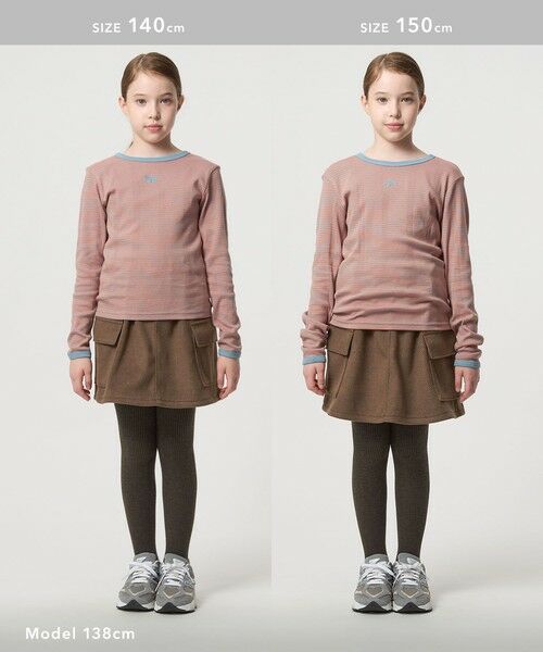 green label relaxing / グリーンレーベル リラクシング ミニ・ひざ丈スカート | カーゴ スカート / キッズ 100cm-160cm | 詳細9