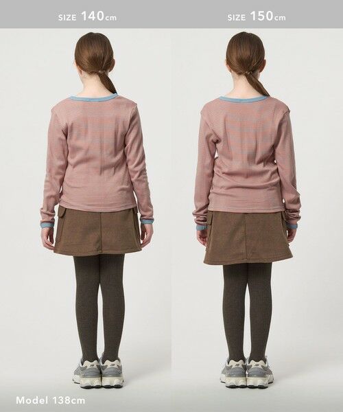 green label relaxing / グリーンレーベル リラクシング ミニ・ひざ丈スカート | カーゴ スカート / キッズ 100cm-160cm | 詳細11