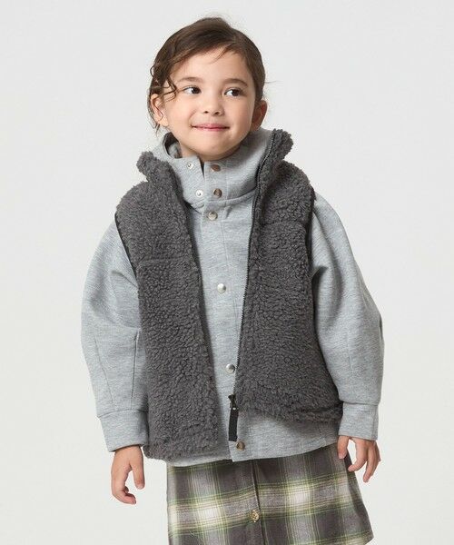 green label relaxing / グリーンレーベル リラクシング ベスト | 【スタメンシリーズ】ボアベスト / キッズ 100cm-160cm | 詳細8