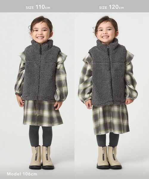 green label relaxing / グリーンレーベル リラクシング ベスト | 【スタメンシリーズ】ボアベスト / キッズ 100cm-160cm | 詳細10