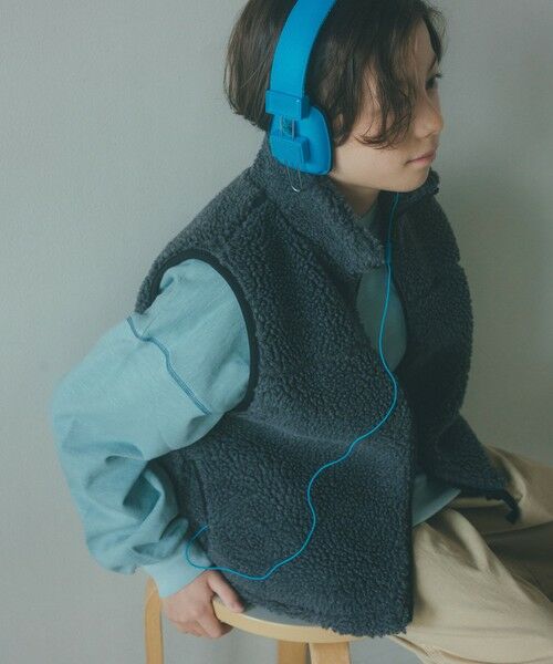 green label relaxing / グリーンレーベル リラクシング ベスト | 【スタメンシリーズ】ボアベスト / キッズ 100cm-160cm | 詳細1