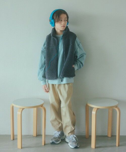 green label relaxing / グリーンレーベル リラクシング ベスト | 【スタメンシリーズ】ボアベスト / キッズ 100cm-160cm | 詳細2