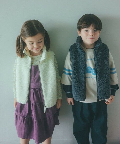 green label relaxing / グリーンレーベル リラクシング ベスト | 【スタメンシリーズ】ボアベスト / キッズ 100cm-160cm | 詳細3