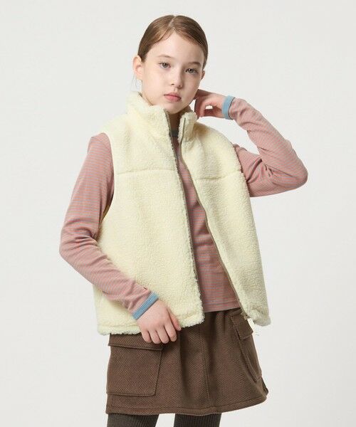 green label relaxing / グリーンレーベル リラクシング ベスト | 【スタメンシリーズ】ボアベスト / キッズ 100cm-160cm | 詳細24