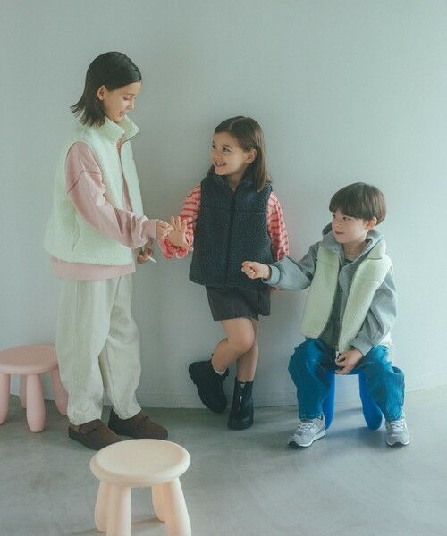 green label relaxing / グリーンレーベル リラクシング ベスト | 【スタメンシリーズ】ボアベスト / キッズ 100cm-160cm | 詳細22