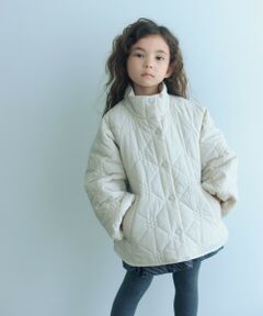 green label relaxing / グリーンレーベル リラクシング その他アウター | 【スタメンシリーズ】フラワーキルト ブルゾン/ キッズ 100cm-160cm