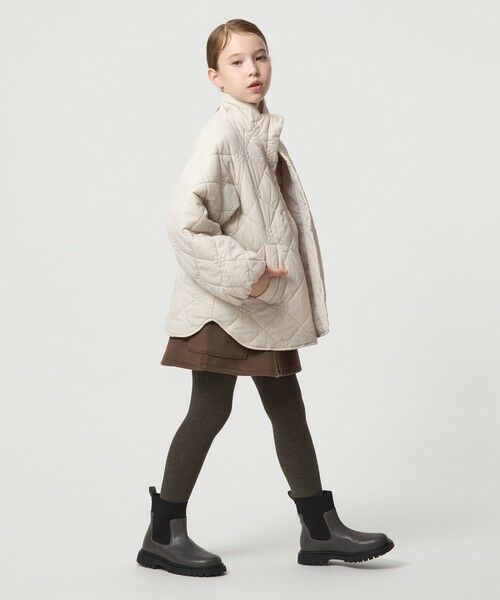 green label relaxing / グリーンレーベル リラクシング その他アウター | 【スタメンシリーズ】フラワーキルト ブルゾン/ キッズ 100cm-160cm | 詳細9